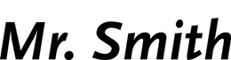 Mr Smith  logo