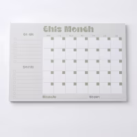 Customized Monthly Calander - Sage Color thumbnail 2