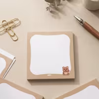 Cute Top Tear Notepad - Bear thumbnail 1