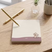 COMBO - Cute Cat | Cute Cat Memo Pad | Cute Top Tear Notepad | Memo Pad | Todo List | Grid Note | Square Notepads | Character Memo Sheets thumbnail 5