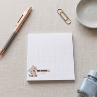 COMBO - Cute Cat | Cute Cat Memo Pad | Cute Top Tear Notepad | Memo Pad | Todo List | Grid Note | Square Notepads | Character Memo Sheets thumbnail 8