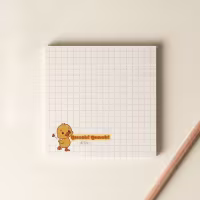 COMBO - Cute Duck | Cute Cat Memo Pad | Cute Top Tear Notepad | Memo Pad | Todo List | Grid Note | Square Notepads | Character Memo Sheets thumbnail 2