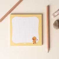 COMBO - Cute Duck | Cute Cat Memo Pad | Cute Top Tear Notepad | Memo Pad | Todo List | Grid Note | Square Notepads | Character Memo Sheets thumbnail 4