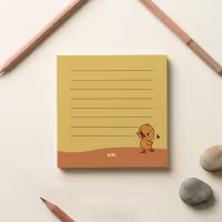 COMBO - Cute Duck | Cute Cat Memo Pad | Cute Top Tear Notepad | Memo Pad | Todo List | Grid Note | Square Notepads | Character Memo Sheets thumbnail 6