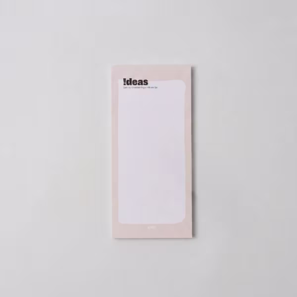 Tear-off desk notepad - Ideas — Alyph cute pastel stationery