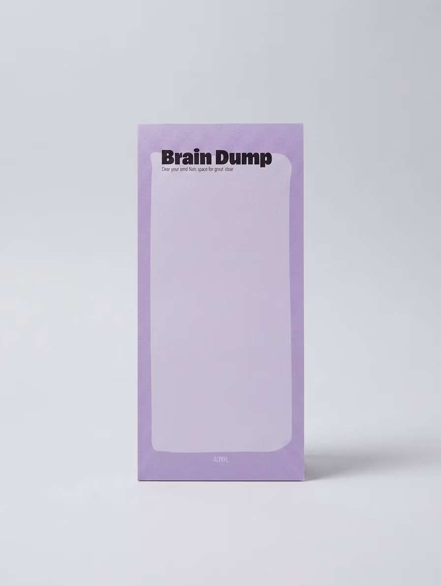 Tear-off desk notepad - Brain Dump — photo 1