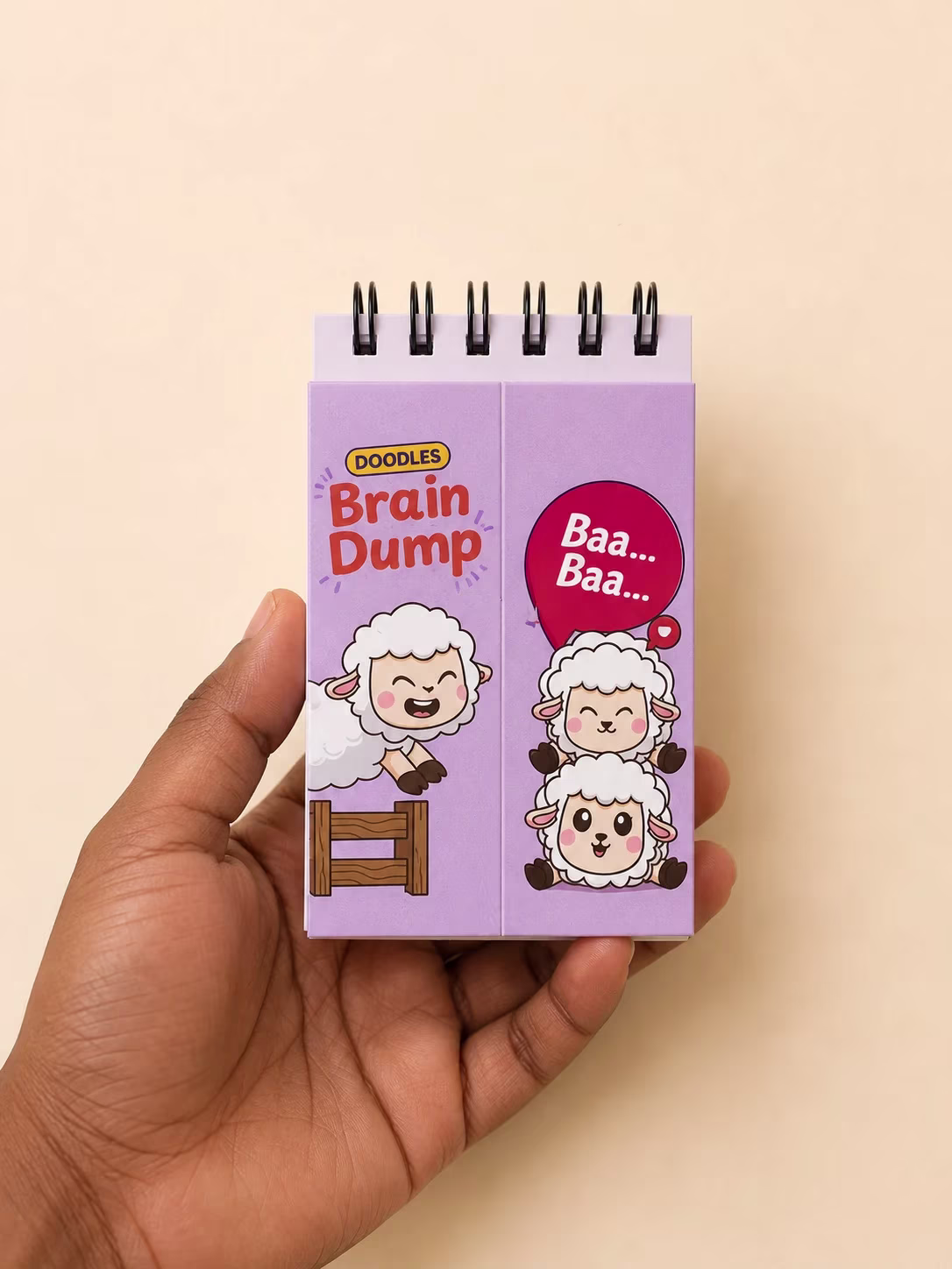 minimal flip books - Character Brain Dumb - Sheep — photo 1