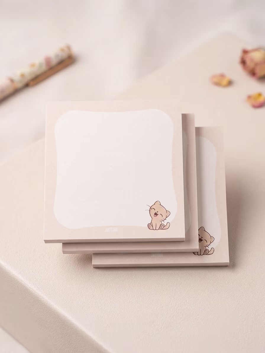 Cute Top Tear Notepad - Cat — photo 1