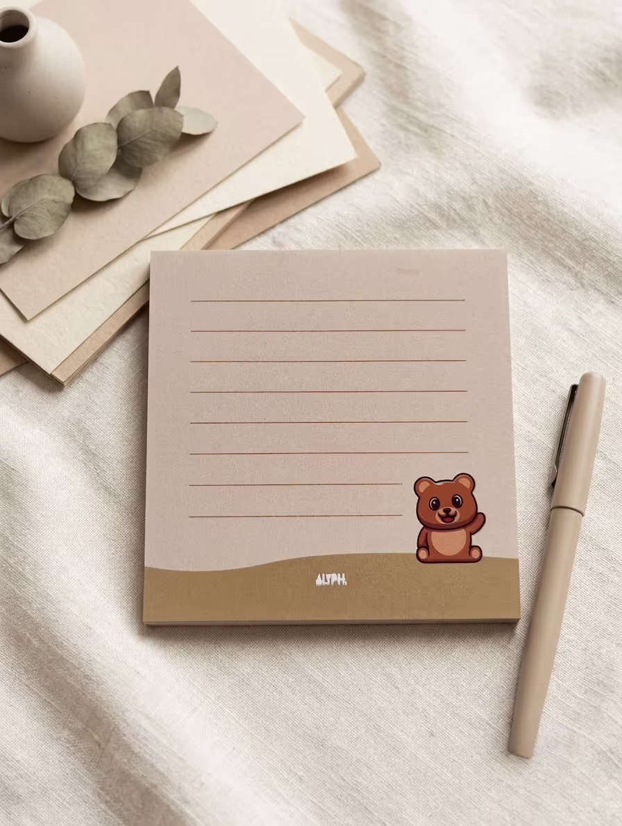 Character Memo Sheets - Bear — photo 1