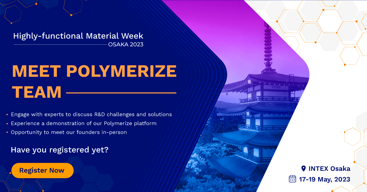 Announcement Meet Polymerize Team at Plastic Japan Osaka
