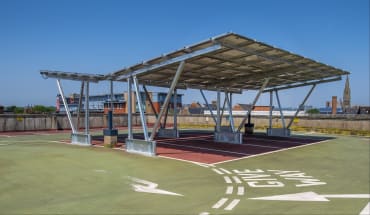 Multistorey Carpark Solar Carport project in partnership with Leicester City Council