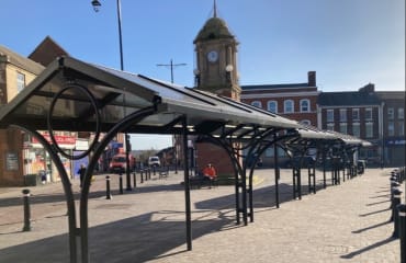 Wednesbury Solar Market Stall Canopy - Sandwell Metropolitan Borough Council