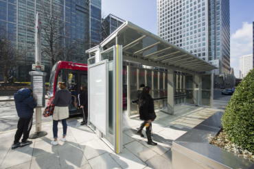 Canary Wharf Bus Shelter