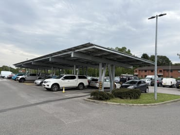 Rochdale Solar PV Carport Canopy
