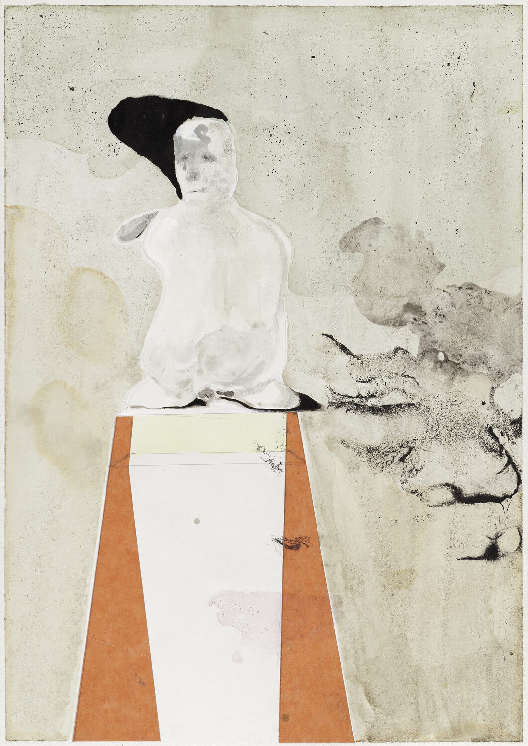 18 - 2012, 2012, 29,7 x 21 cm, indian ink, pencil and collage on paper