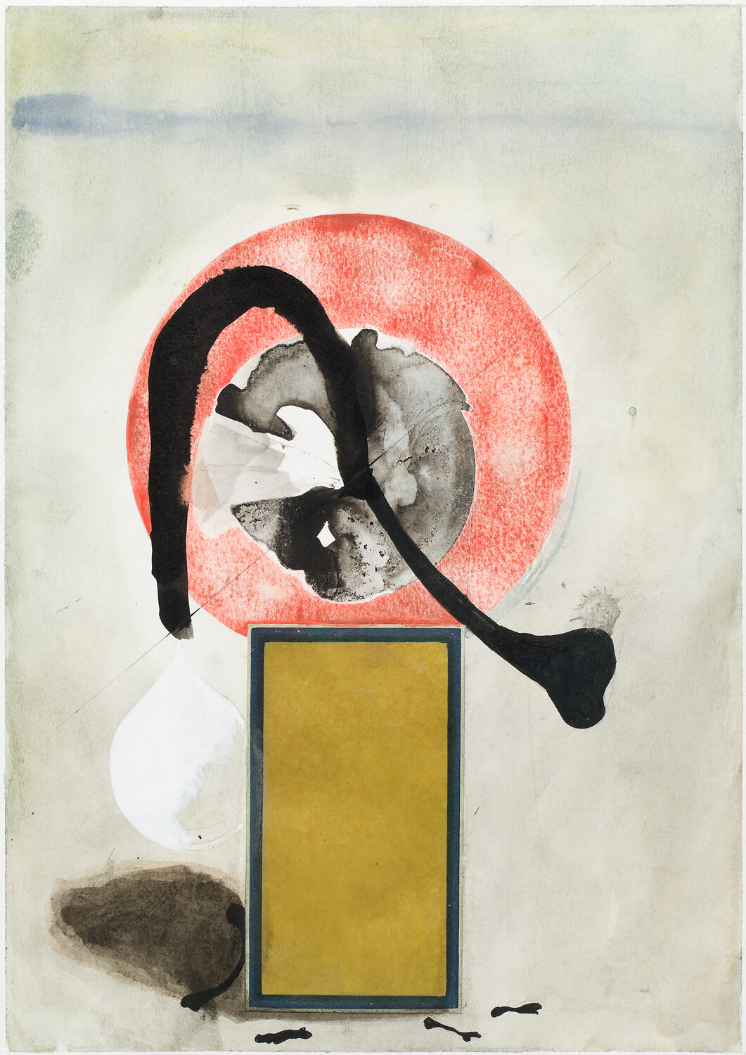 Bonebreaker Lightmaker, 2014, 29,7 x 21 cm, indian ink, water color, pencil, collage on paper