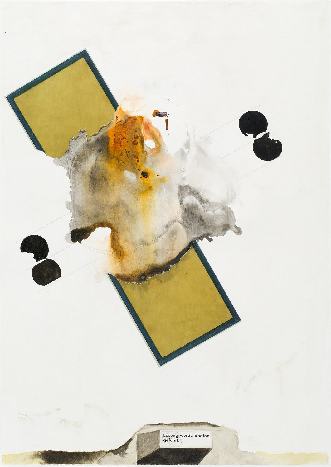 The cutout 2014, 29,7 x 21 cm, indian ink and pencil on paper