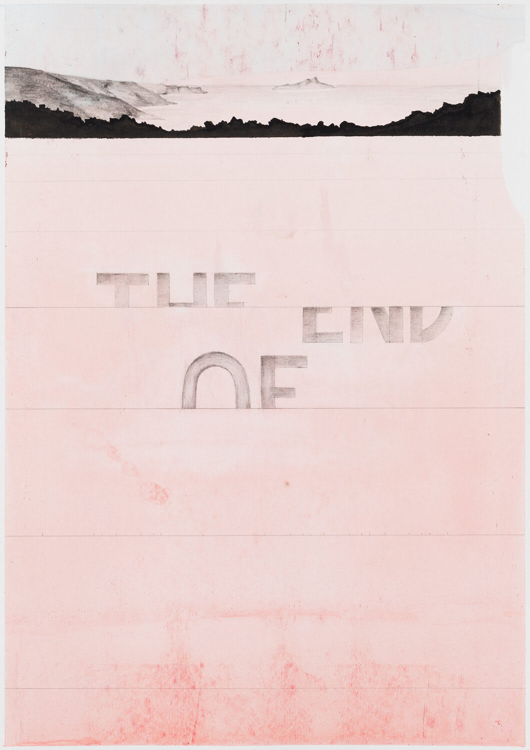 The End Of, 2016, 29,7 x 21 cm, indian ink and pencil on paper