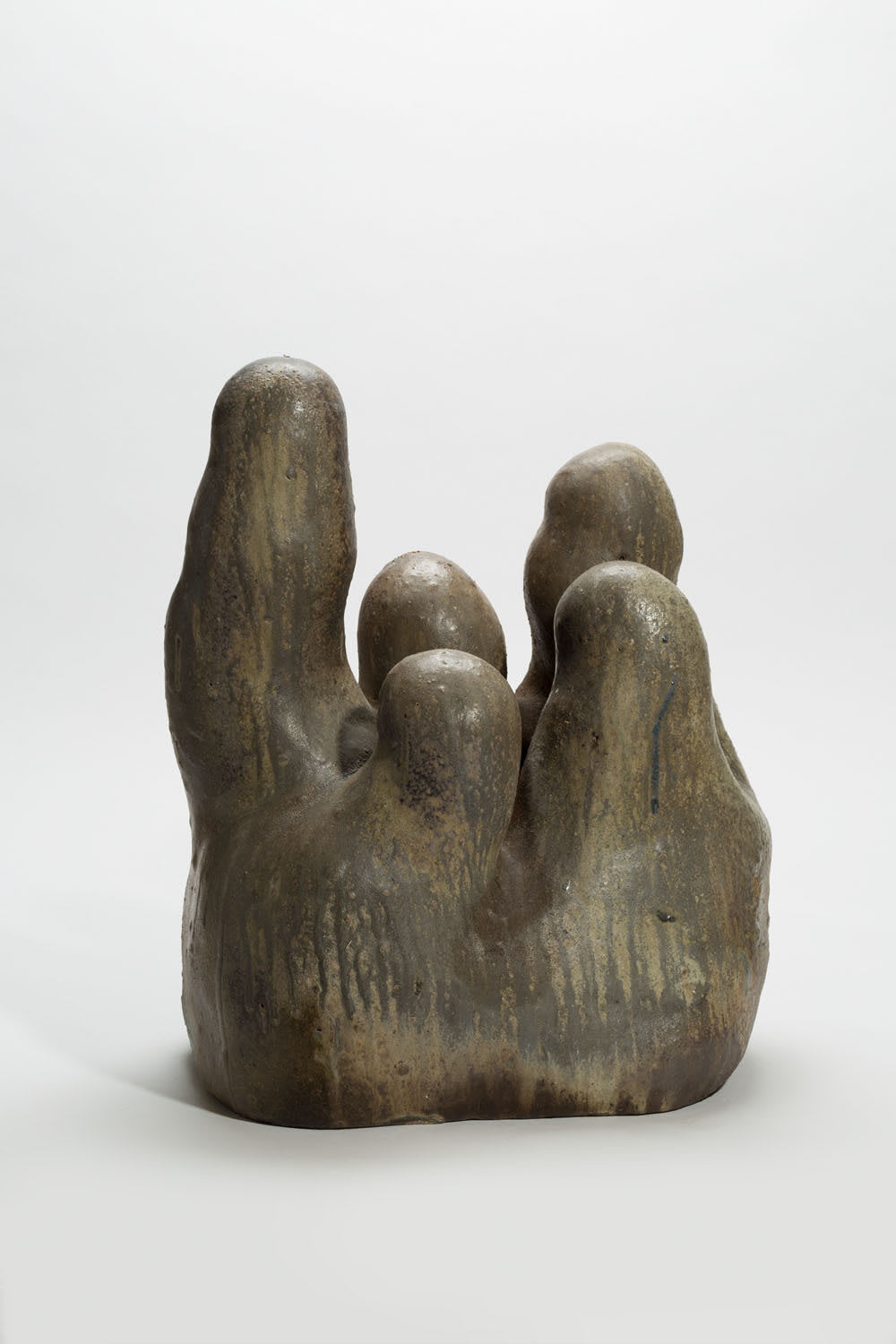 AEON 5FGR, 2023, 53 x 43 x 30 cm, wood-fired ceramic, natural fly-ash-glaze