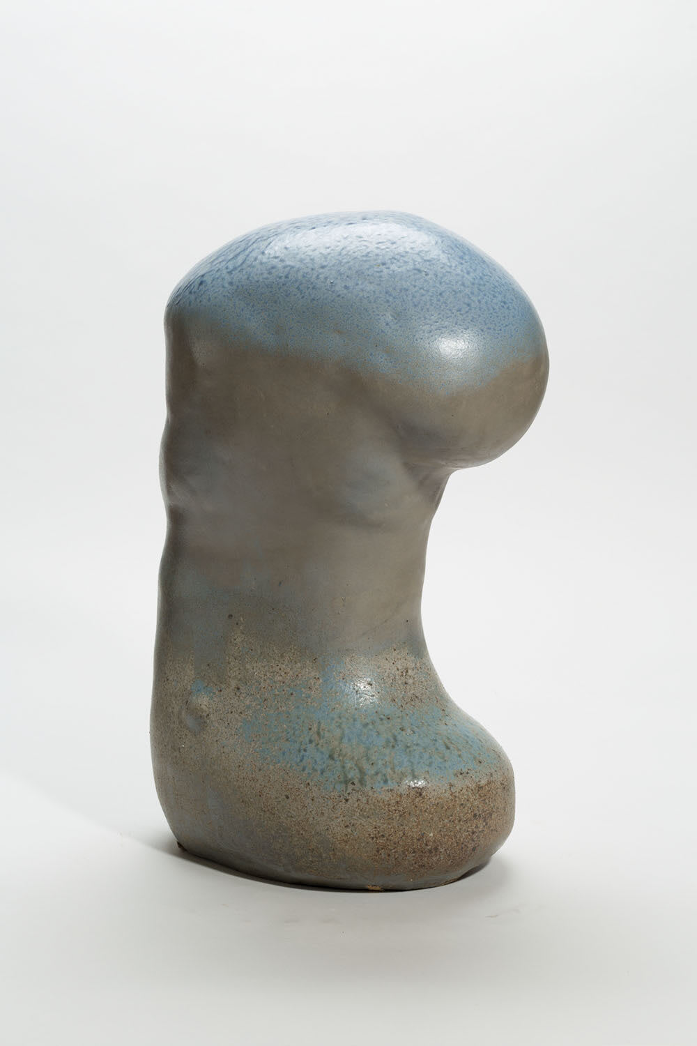 AEON BFbl00, 2023, 53 x 30 x 22 cm, wood-fired ceramic, natural fly-ash-glaze