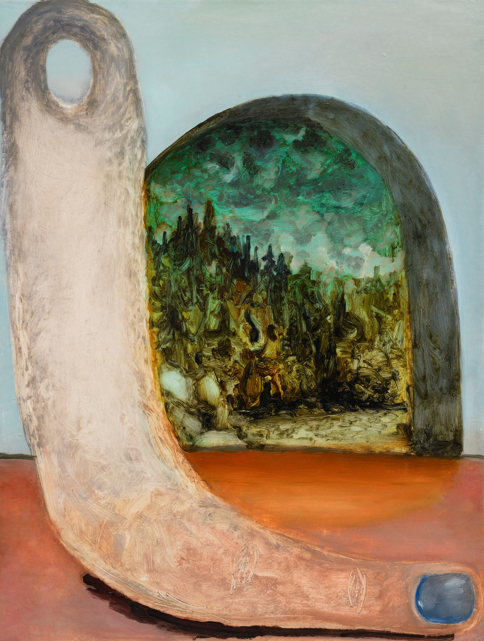(8121) Altdorfer, 2023, 40 x 30 x 2 cm, oil and varnish on board