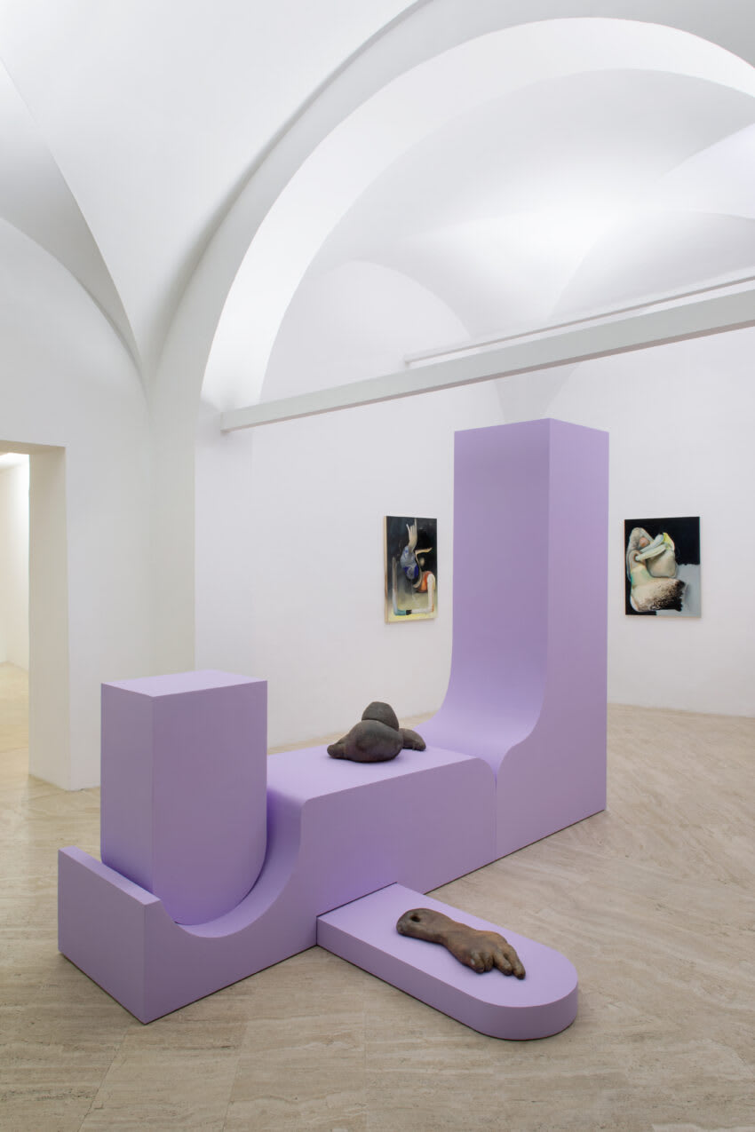 installion view, Das Gelenk, 300x240x160, mixed media