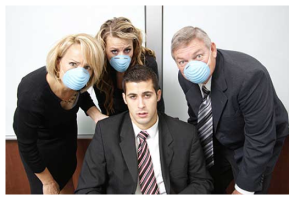 Office flu etiquette