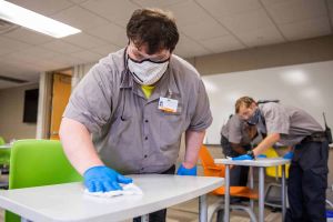 Classroom cleaning 1