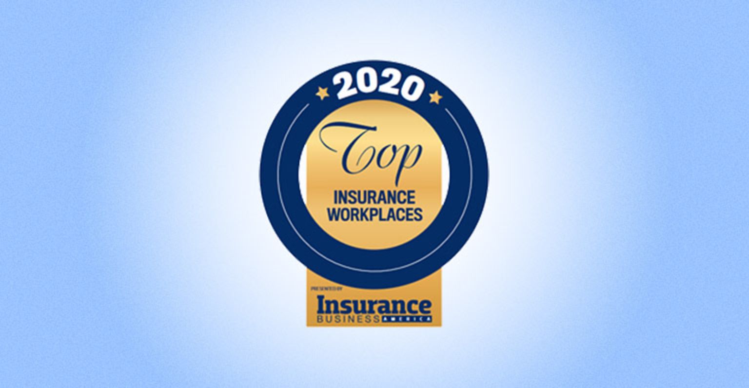 2020 top insurance workplaces badge new