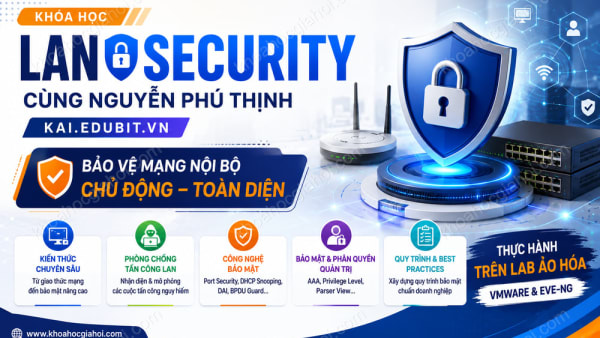 Khóa Học Lan Security Cùng Nguyễn Phú Thịnh - Kai.edubit.vn