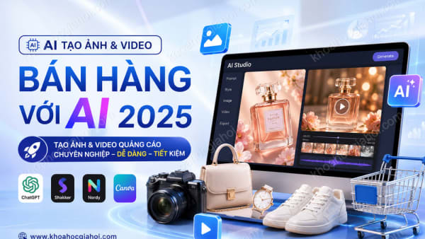 Khóa Học Cách Tạo Ảnh & Video Bán Hàng Với AI 2025