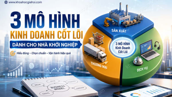 Khóa Học Ba Mô Hình Kinh Doanh Cốt Lõi Dành Cho Nhà Khởi Nghiệp