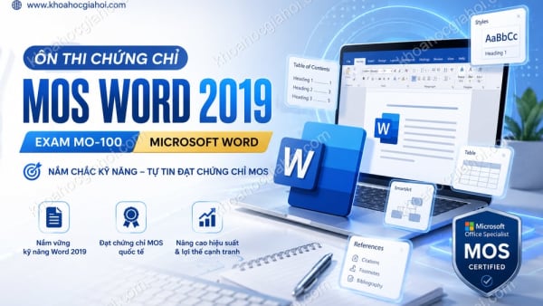 Khóa Học Ôn Thi Chứng Chỉ Mos Word 2019 – Exam Mo-100 Microsoft Word – Ts. Đặng Xuân Thọ