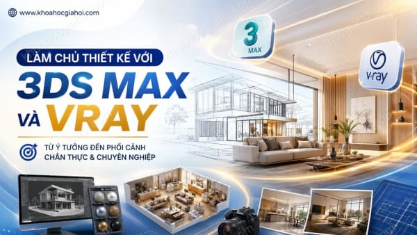 Khóa Học Làm Chủ Thiết Kế Với 3ds Max Và Vray
