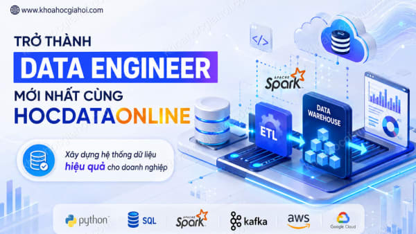 Khóa Học Trở Thành Data Engineer Mới Nhất Cùng Hocdataonline