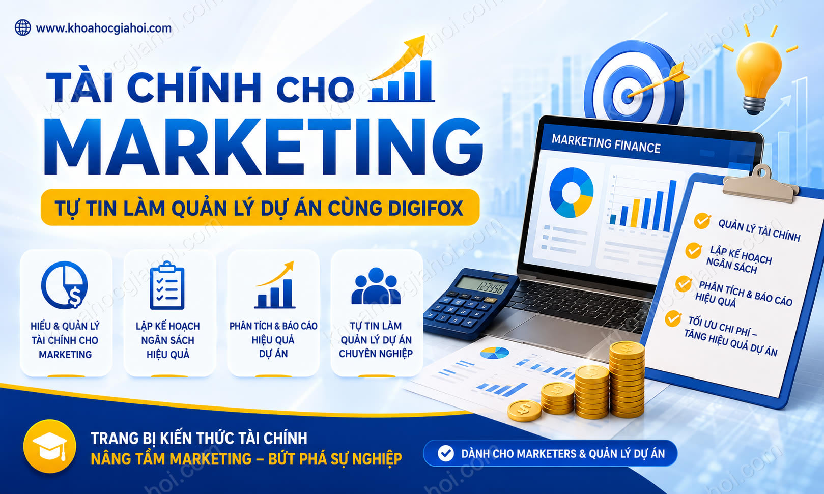 Khóa Học Tài Chính Cho Marketing – Tự Tin Làm Quản Lý Dự Án Cùng Digifox