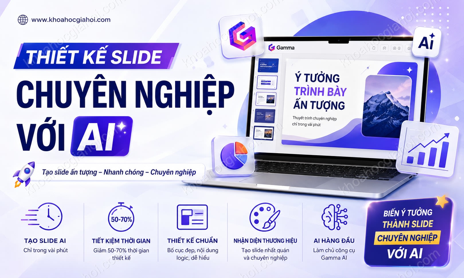 Khóa Học Thiết Kế Slide Chuyên Nghiệp Với AI