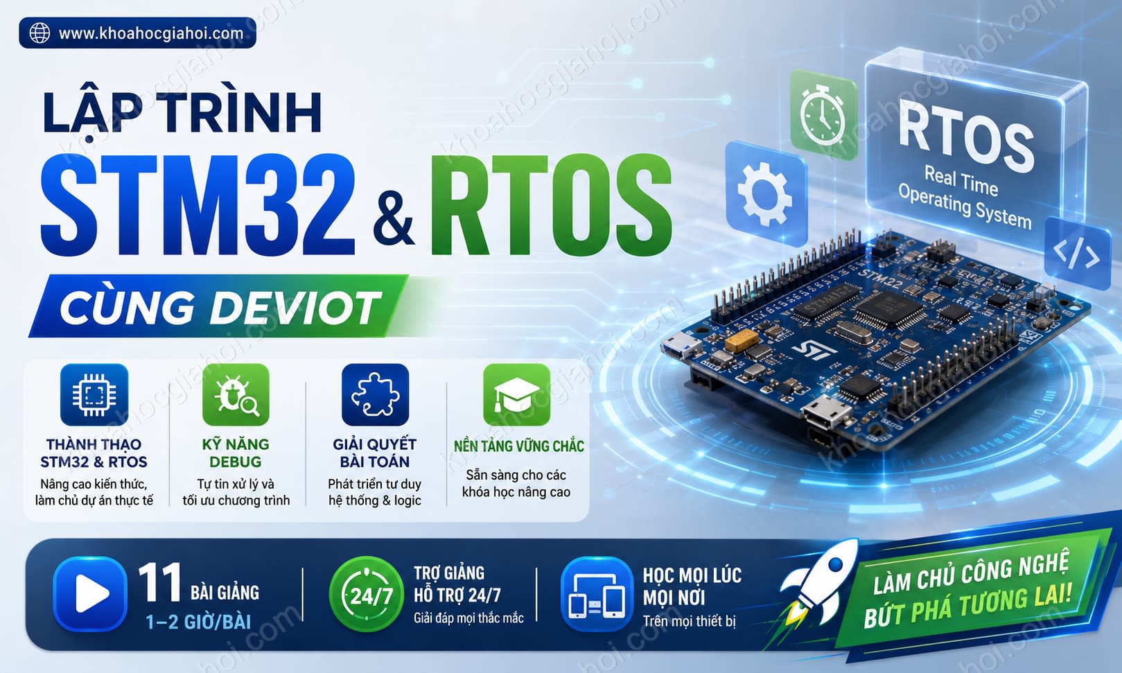Khóa Học Lập Trình Stm32 Và Rtos Cùng Deviot