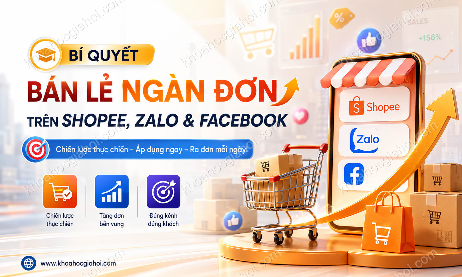 Khóa Học Bí Quyết Bán Lẻ Ngàn Đơn Trên Shopee Zalo Và Facebook