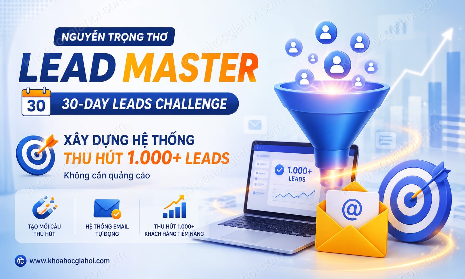 Khóa Học Nguyễn Trọng Thơ Lead Master (30 Day Leads Challenge)