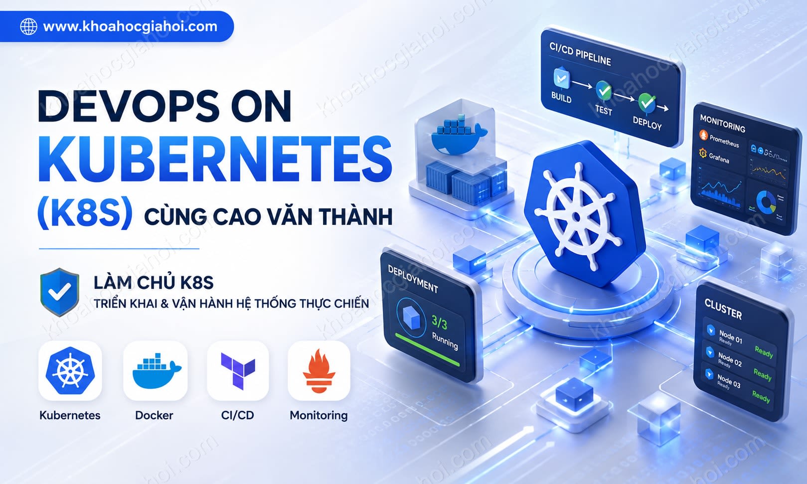 Khóa Học Devops On Kubernetes (k8s) Cùng Cao Văn Thành