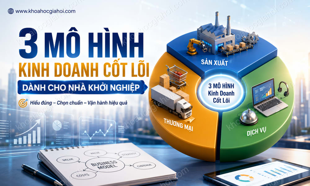 Khóa Học Ba Mô Hình Kinh Doanh Cốt Lõi Dành Cho Nhà Khởi Nghiệp