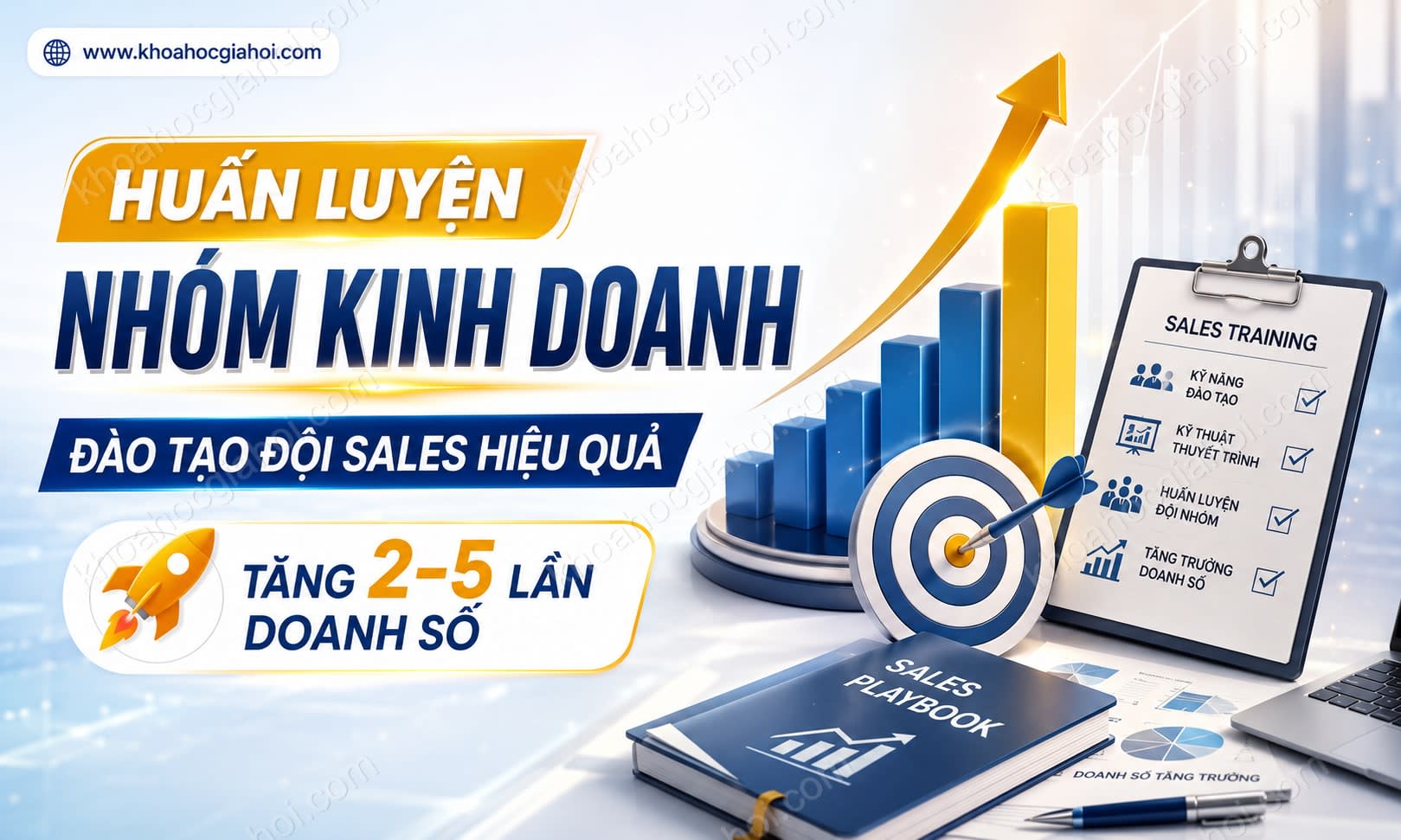 Khóa Học Huấn Luyện Nhóm Kinh Doanh - Đào Tạo Đội Sales Tăng 2-5 Lần Doanh Số