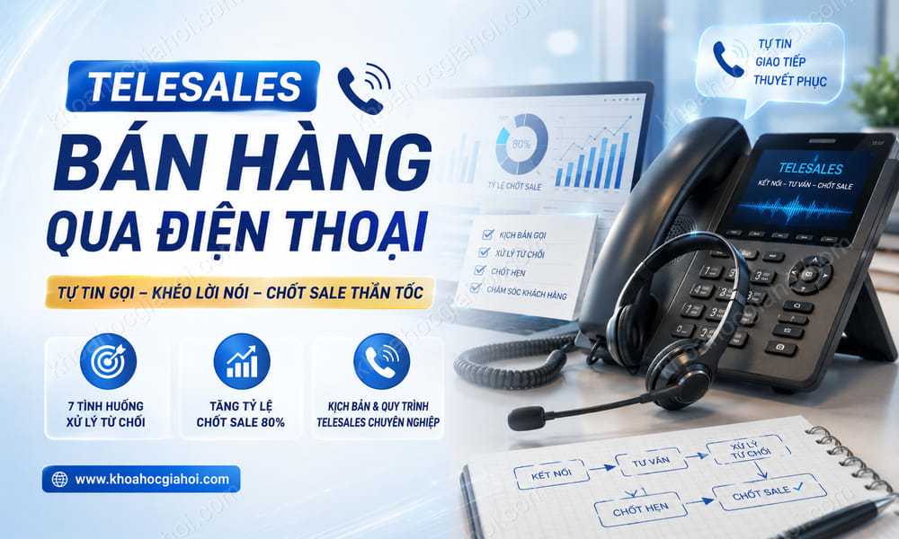 Khóa Học Telesales - Bán Hàng Qua Điện Thoại