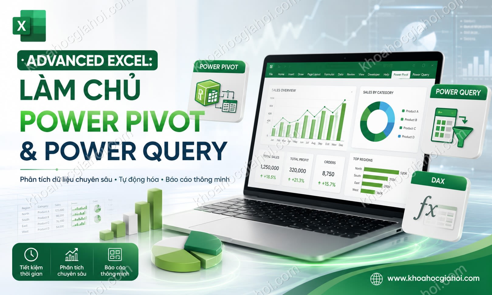 Khóa học Advanced Excel: Làm chủ Power Pivot & Power Query Khóa học Advanced Excel: Làm chủ Power Pivot & Power Query