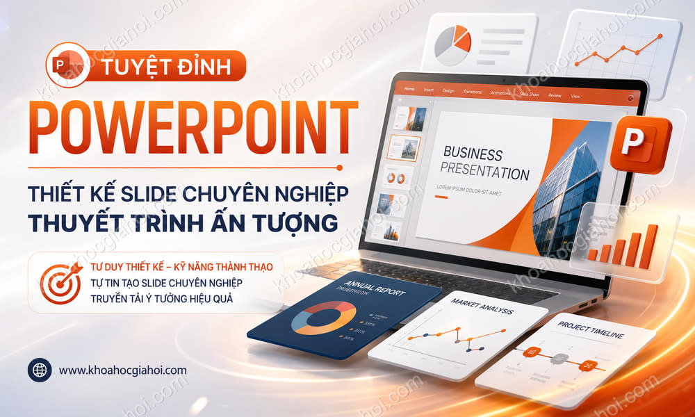 Khóa Học Tuyệt Đỉnh Powerpoint – Trở Thành Chuyên Gia Thiết Kế Slide