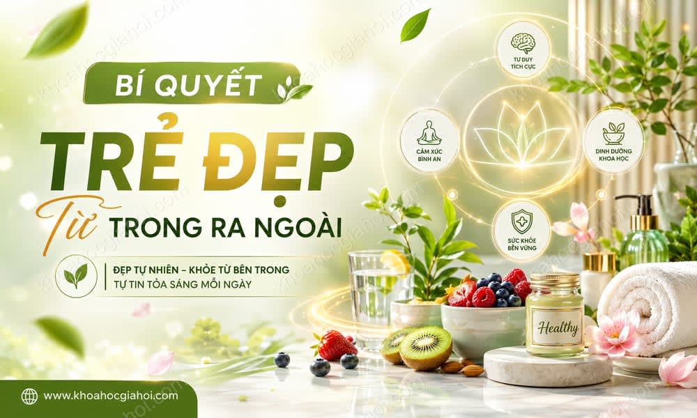 Khóa Học Bí Quyết Trẻ Đẹp Từ Trong Ra Ngoài