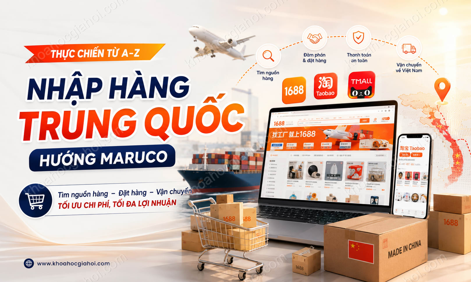 Khóa Học Nhập Hàng Trung Quốc Thực Chiến Hường Maruco