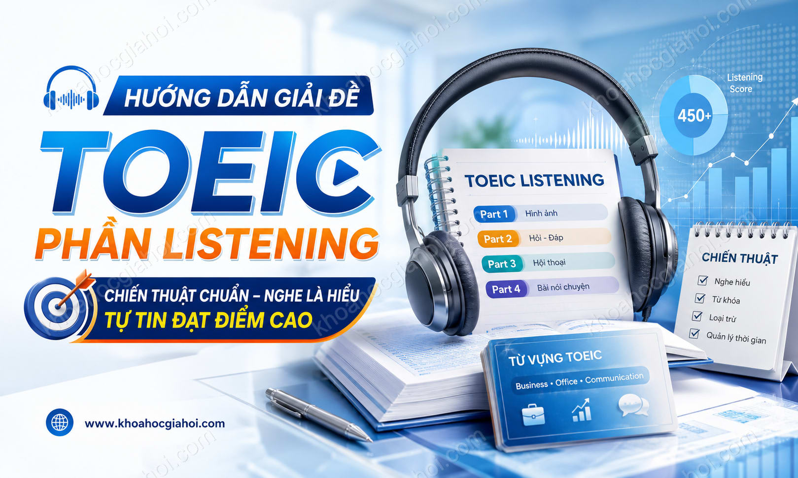 Khóa Học Hướng Dẫn Giải Đề Toeic Phần Listening