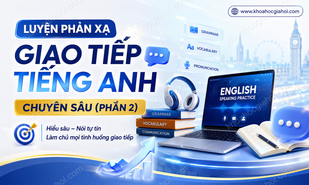 Khóa Học Luyện Phản Xạ Giao Tiếp Tiếng Anh Chuyên Sâu (phần 2)